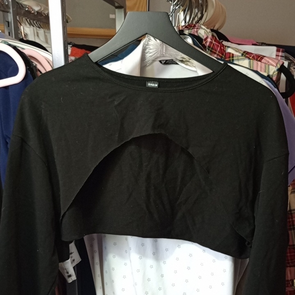 C) SHEIN Black Cropped Top - Picture 5 of 5
